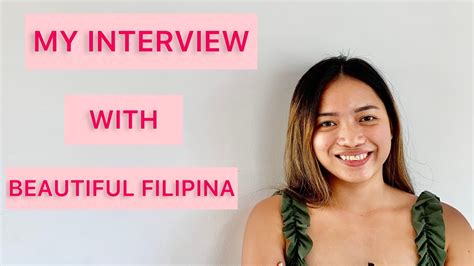 Interview with Pretty Filipina in Los Angeles .